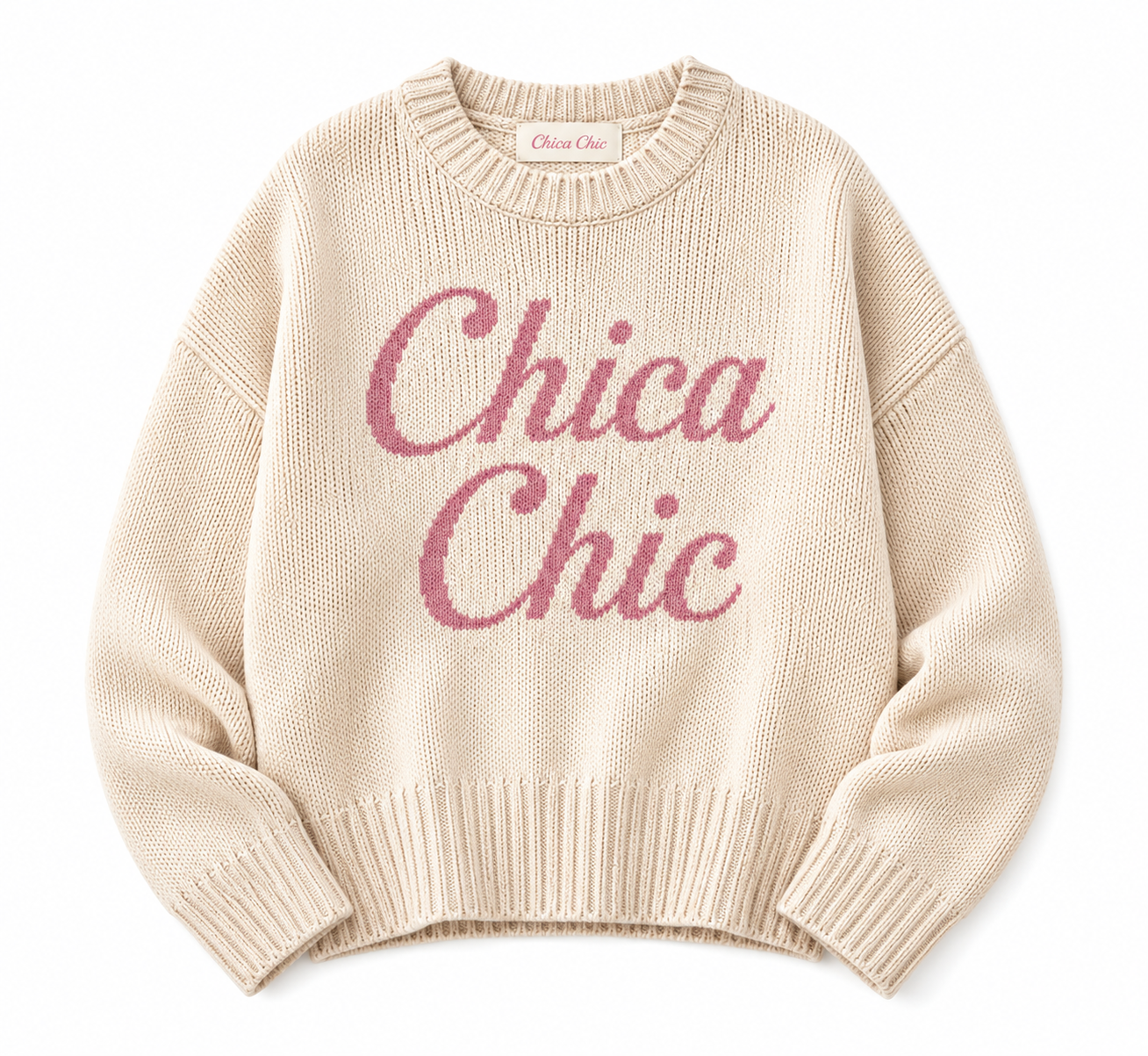 Suéter Tejido Chica Chic Unitalla Rosa