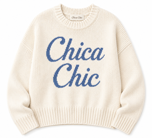 Suéter Tejido Chica Chic Unitalla Azul